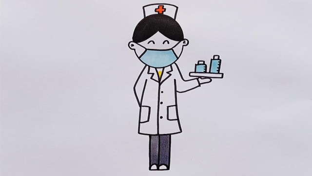 医生简笔画教程