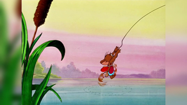 搞笑配音,《猫和老鼠》汤姆猫去钓鱼,水太冷了杰瑞要罢工