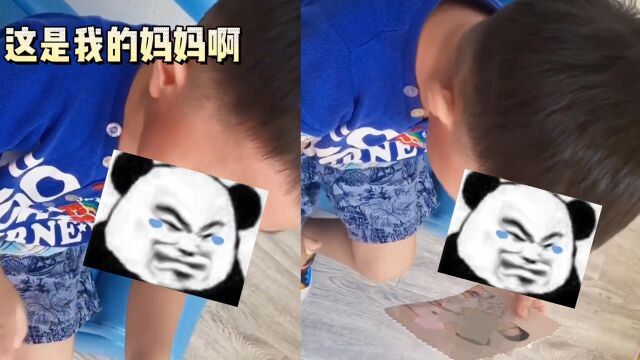 幼儿园开学第一天,萌娃想家拿着全家福嚎啕大哭:照片可以这么用