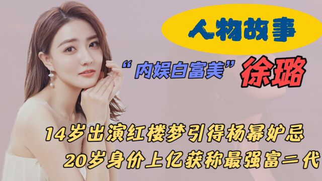 徐璐:唯一让杨幂嫉妒的女艺人,20岁就身家上亿,她到底什么来头