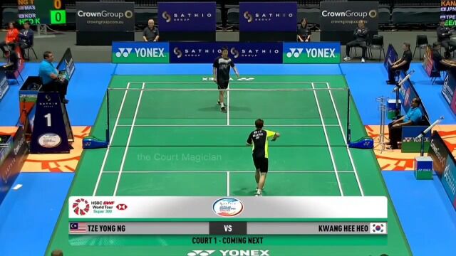 Ng Tze Yong vs Heo Kwang Hee  Badminton Australian Open 2022