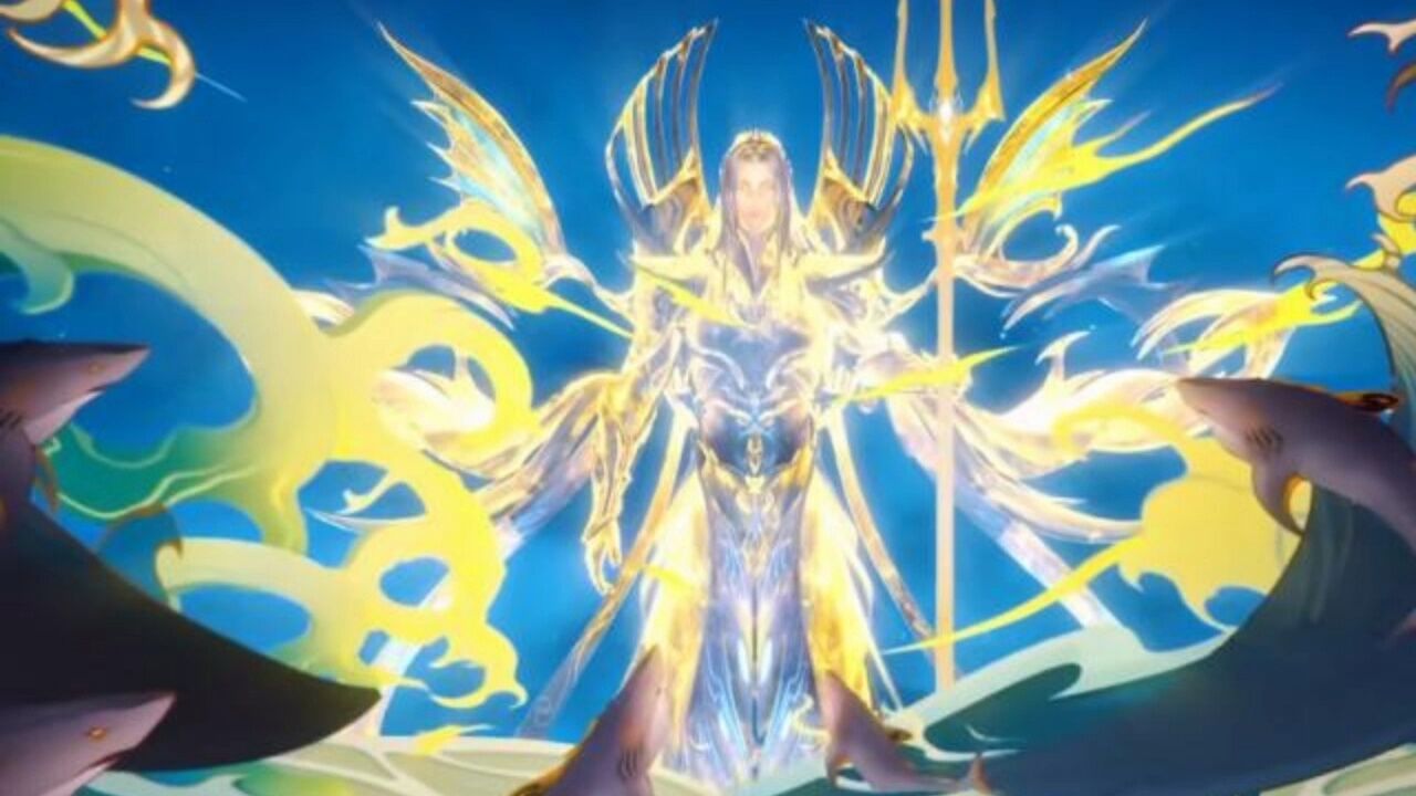 唐三海神形态公开身穿海神之翼