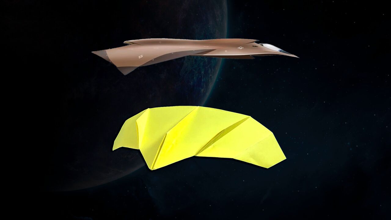 绝密飞行!这样的纸飞机太酷了,edi飞刃纸飞机