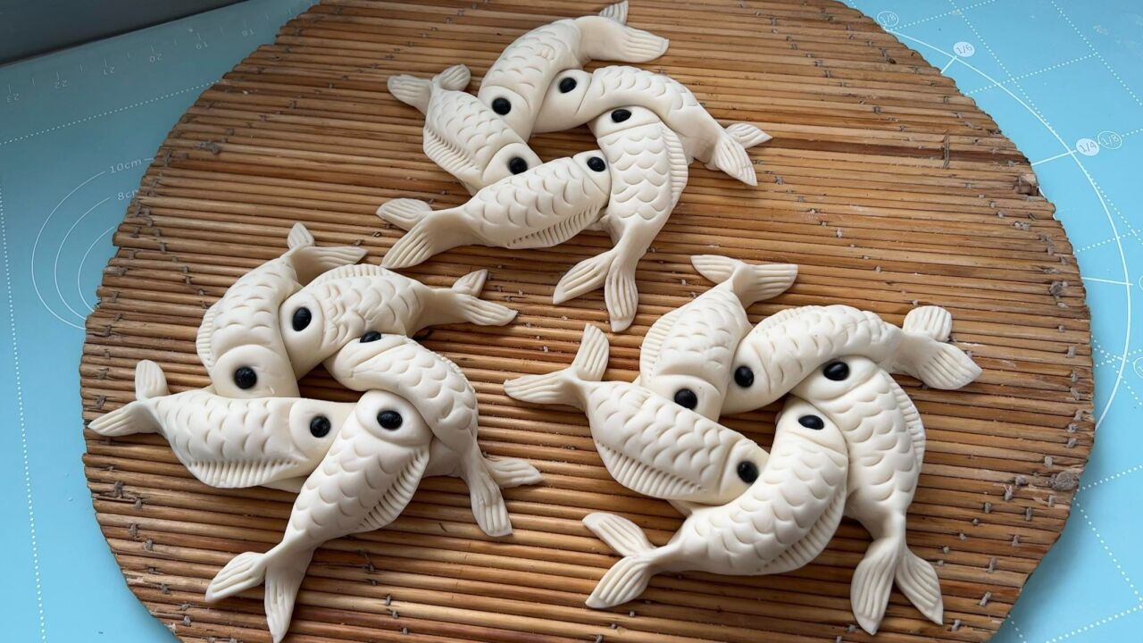 春节必备鱼馒头,精致美观,好看不变形,寓意年年有余年年发