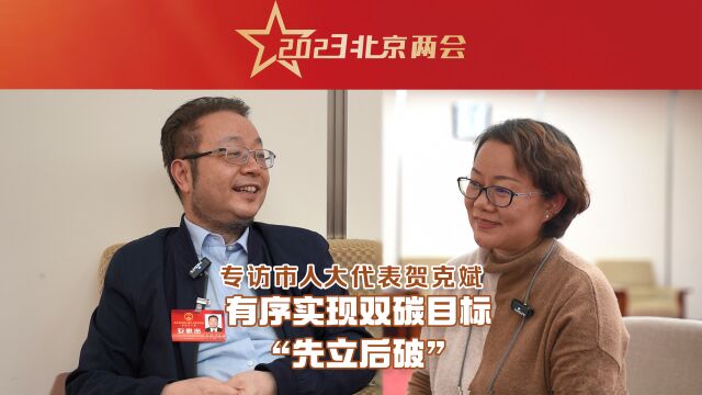 两会专访│人大代表贺克斌:有序实现双碳目标,应“先立后破”