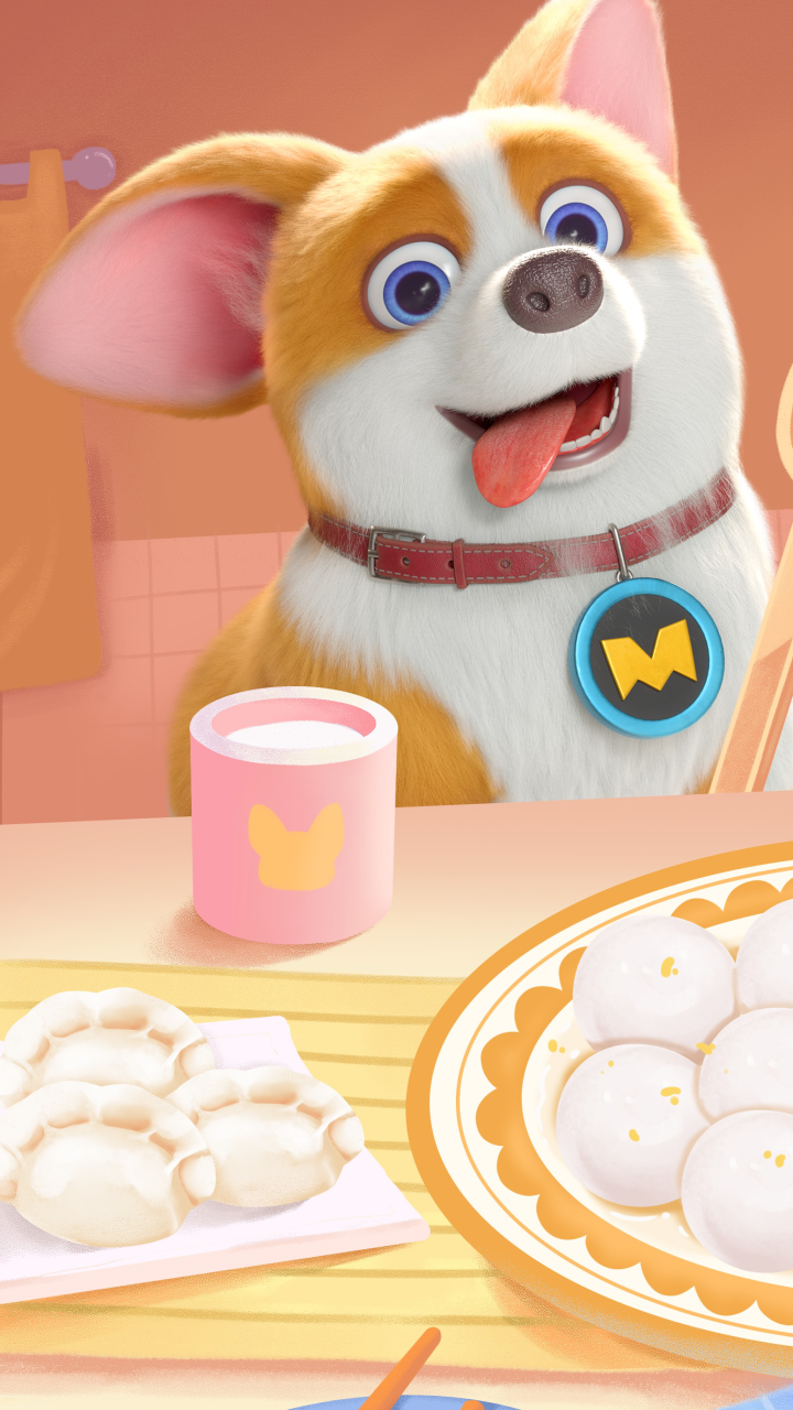 飞狗moco:除了可爱,只剩可爱!