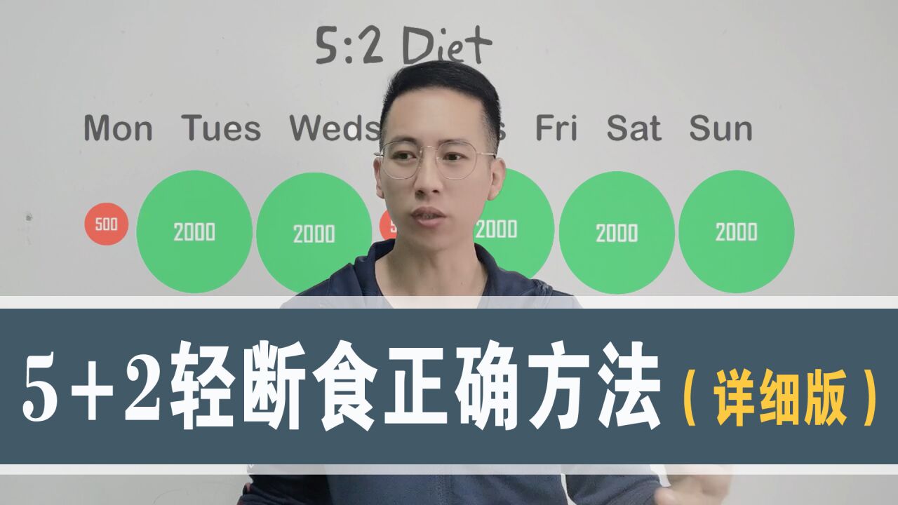 52轻断食正确方法，如何选择食物，科学减脂腾讯视频 0139