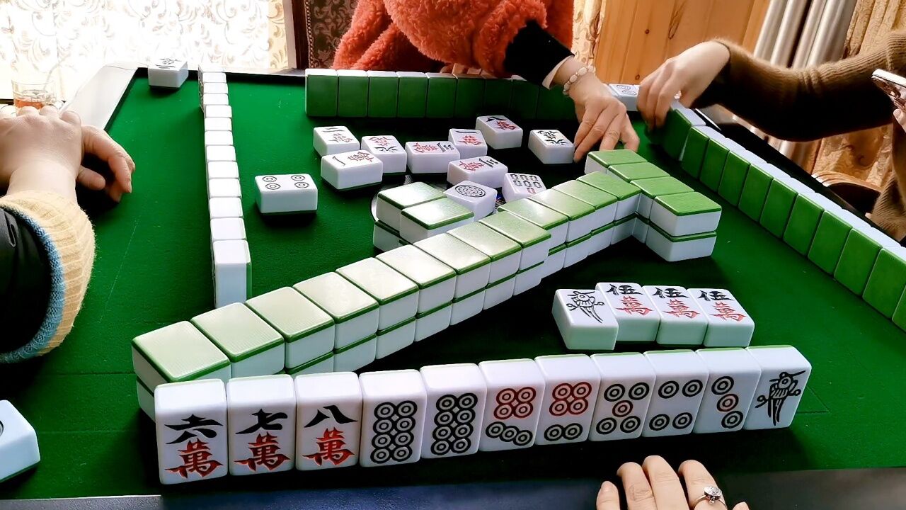 幺鸡麻将,杠上花都要退出去。_腾讯视频