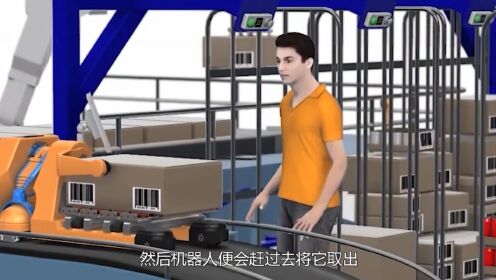 不可思议的仓储机器人，在货架之间“飞檐走壁”，自动存取货物