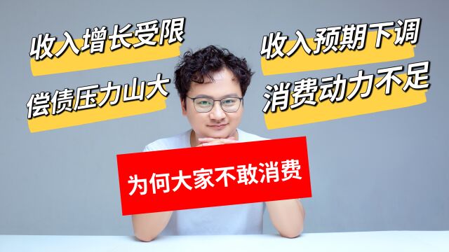 居民赚100元要拿15元还债,加上房贷还债比例超过50%,谁还敢消费