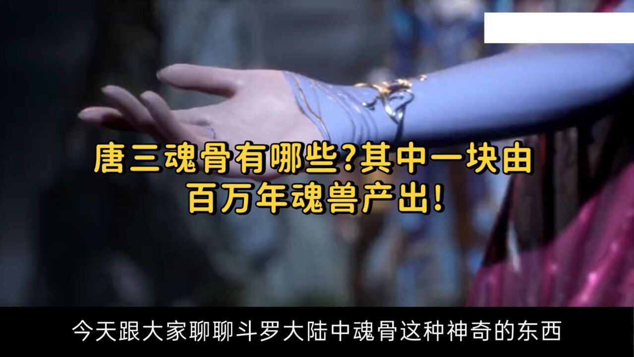 斗罗大陆:唐三魂骨有哪些?其中一块由百万年魂兽产出!_高清1080P在线观看平台_腾讯视频