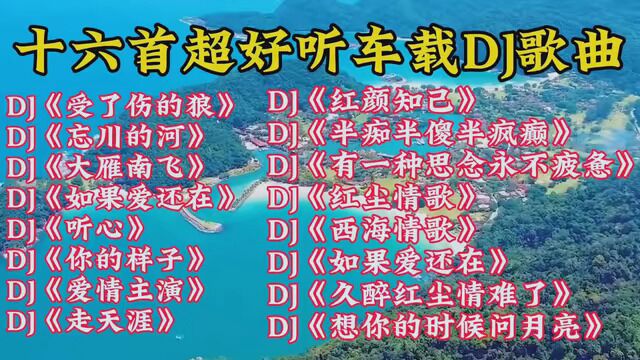 超好听车载劲爆DJ#车载DJ #好听车载重低音劲爆中文DJ #DJ音乐分享