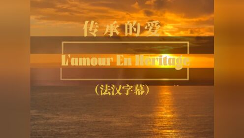 L'amour En Héritage 传承的爱（法汉字幕）演唱：Nana Mouskouri翻译@多语种侃世界@DYZKSJ@多语种歌词2023