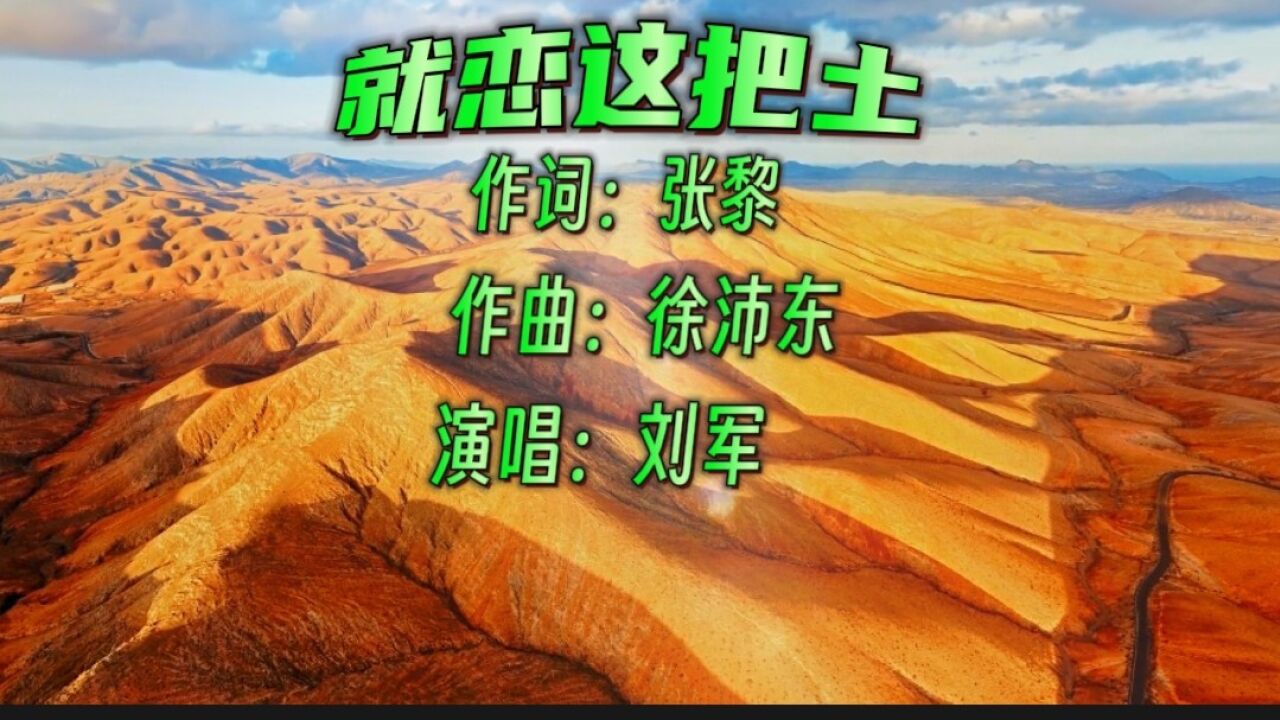 陕北民歌《就恋这把土》刘军演唱