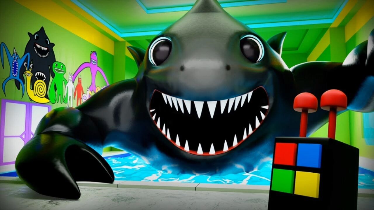 班班幼儿园出现新怪物:黑色鲨鱼