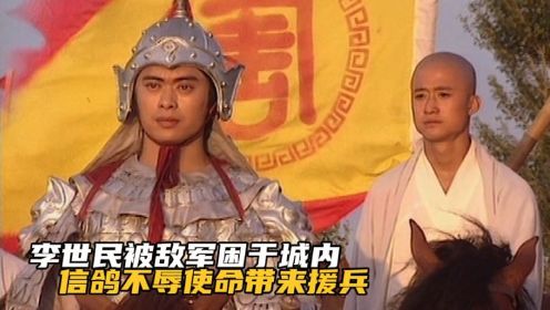 新少林寺17：李世民被围困于城内，信鸽冲出重围不辱使命，带来援兵大败敌军