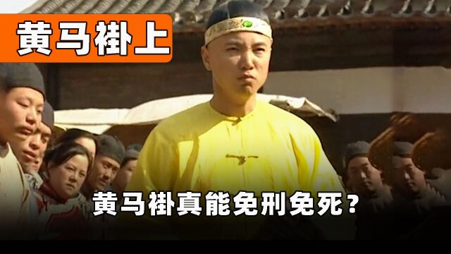 清朝的“御赐黄马褂”到底有什么作用,穿上它真能“免刑免死”吗 