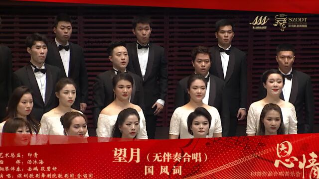 《望月》(无伴奏合唱)作词:国风 作曲:印青 指挥:汤沐海 演唱:深圳歌剧舞剧院歌剧团、合唱团 钢琴:段碧妍