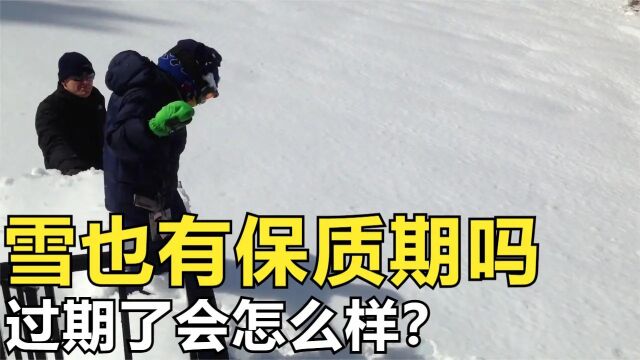 冬天下的雪也有保质期吗?跳进积雪里畅通无阻,过期又会怎么样?