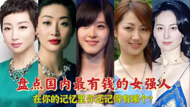 盘点国内最有钱的女强人,王来春很有魄力,老干妈白手起家.