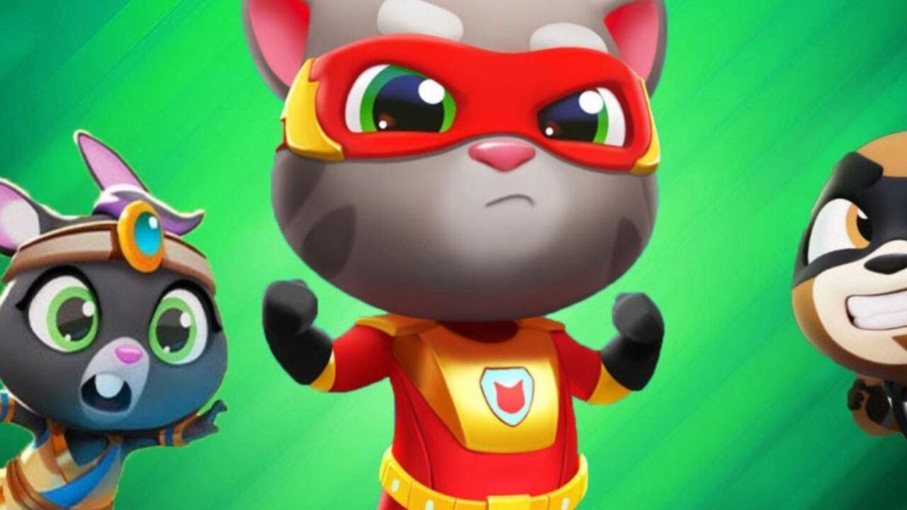 汤姆猫跑酷游戏 汤姆猫和安吉拉成功解救出了汉克狗