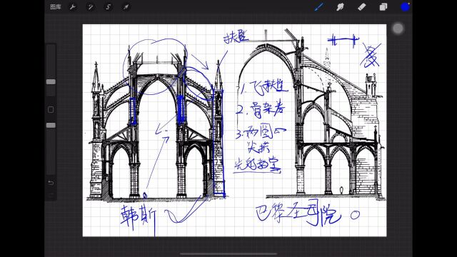 外建绘图之哥特教堂