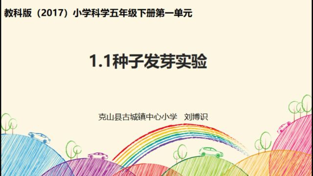 克山县古城镇中心小学科学实验课—五年下册《种子发芽实验》