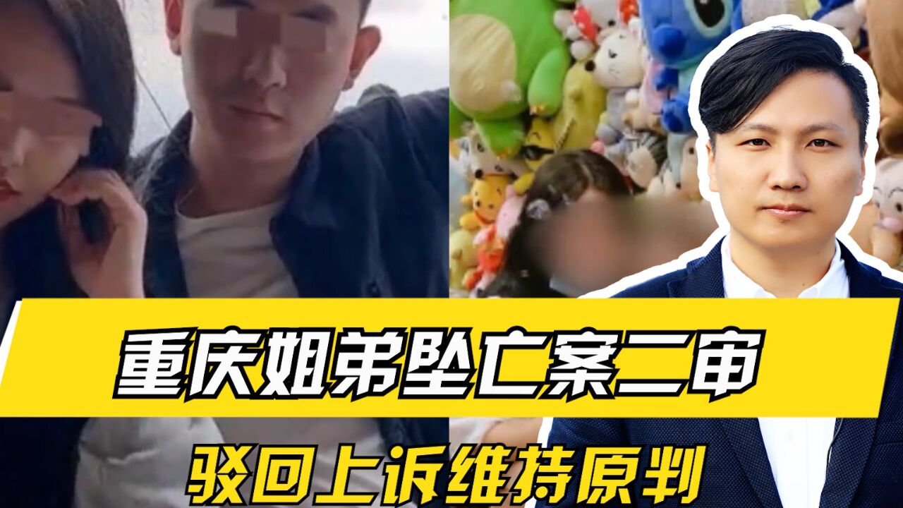 大快人心！重庆姐弟坠亡案二审，驳回上诉维持原判 腾讯视频