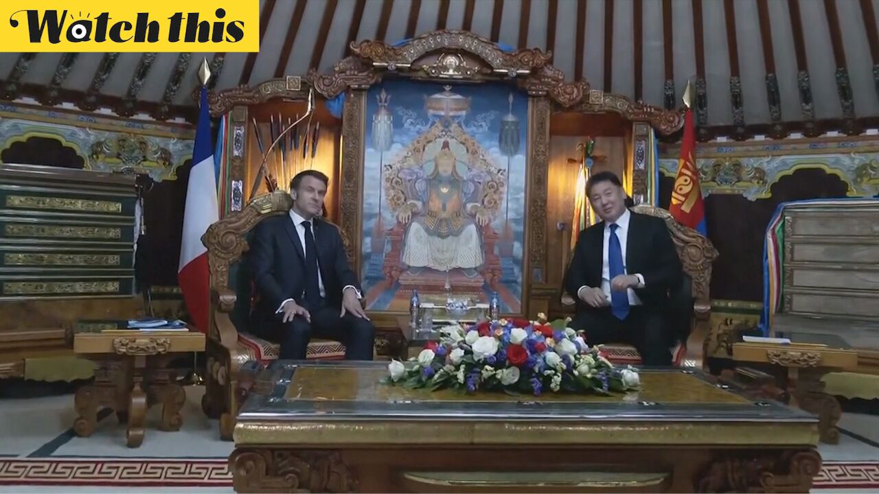 蒙古国总统身高图片