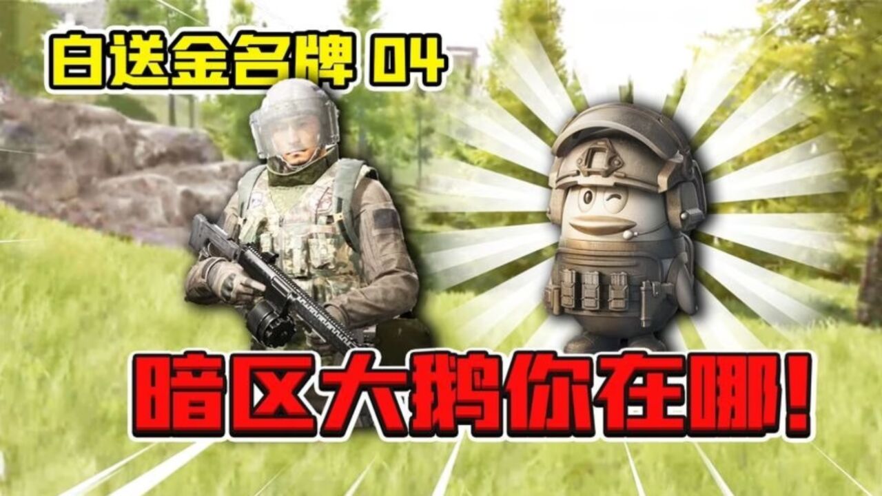 暗区突围:暗区大鹅到底在哪!开一天保险箱能开出来吗?_腾讯视频