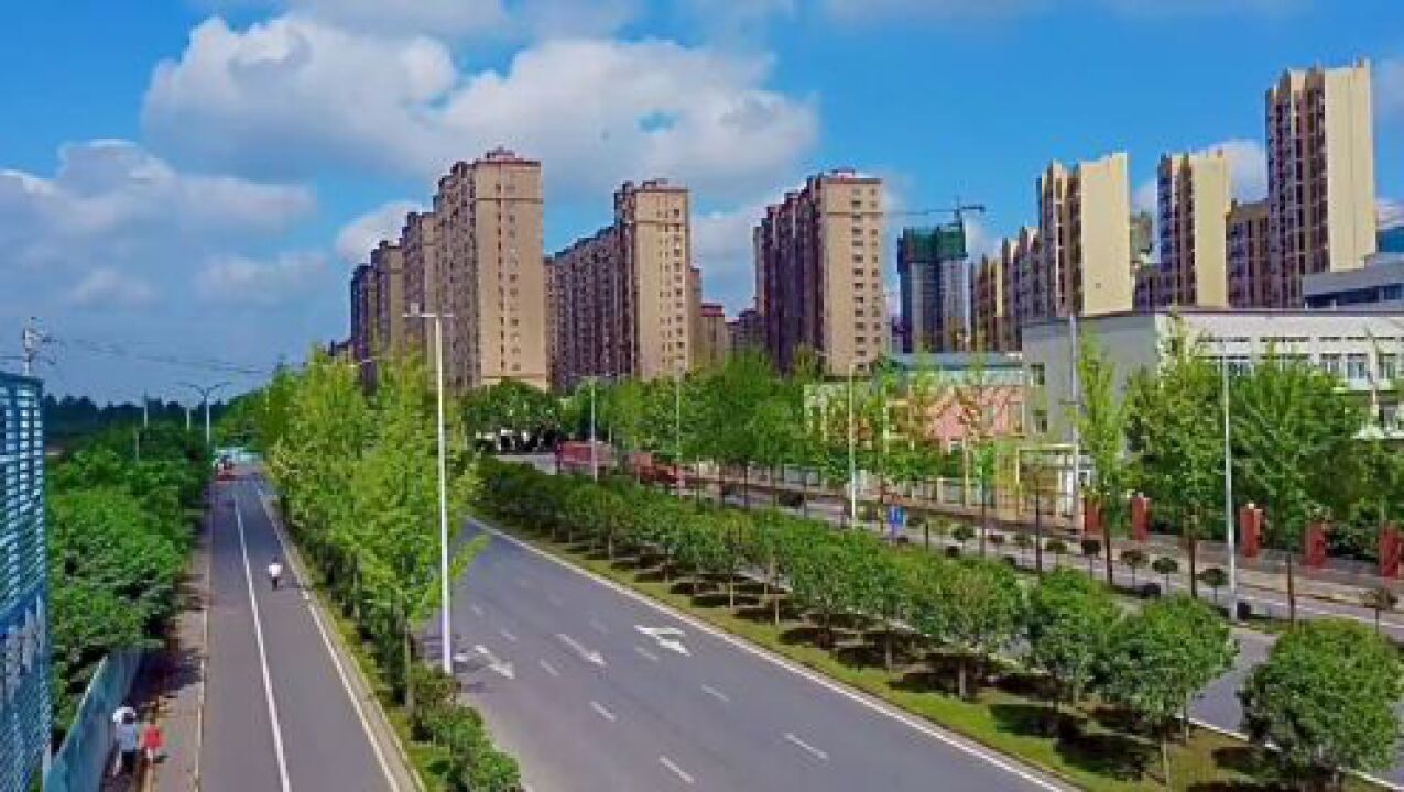 昨天在周至县城上空拍的.