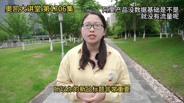 1706 阿里产品没数据基础是不是就没有流量呢