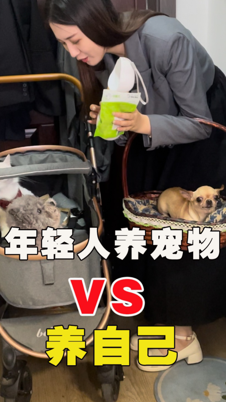 当代年轻人养宠物和养自己的区别