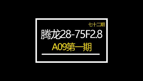 腾龙28-75F2.8A09众通社第一期