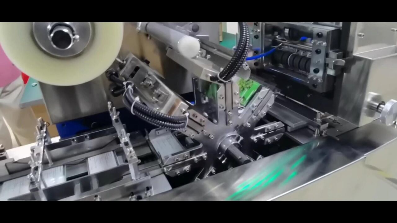 盒装龟苓膏粉自动透明膜包装机