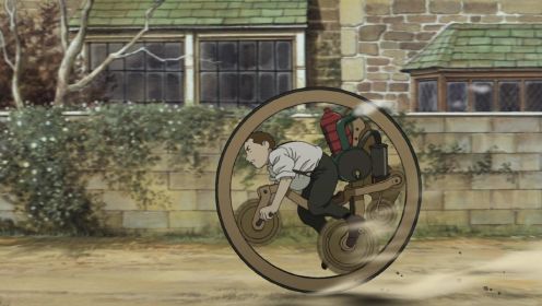 蒸汽时代的速度与激情，男主骑着喷式单轮车逃避敌人的追击