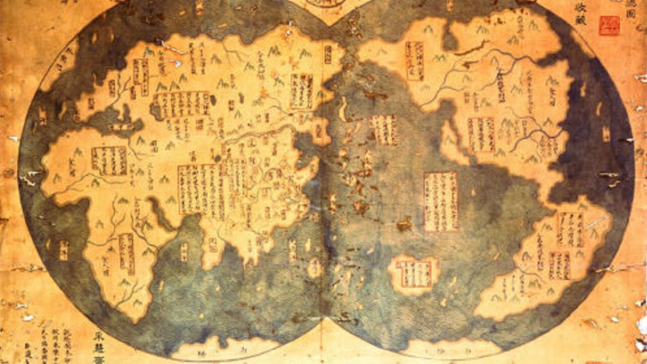 一张中国古地图让西方轰动,如果它是真的,人类历史将被改写!_高清1080P在线观看平台_腾讯视频
