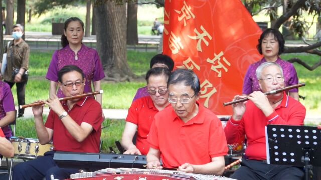 乐器合奏江苏民歌《拔根芦柴花》,北京天坛琴之声乐队