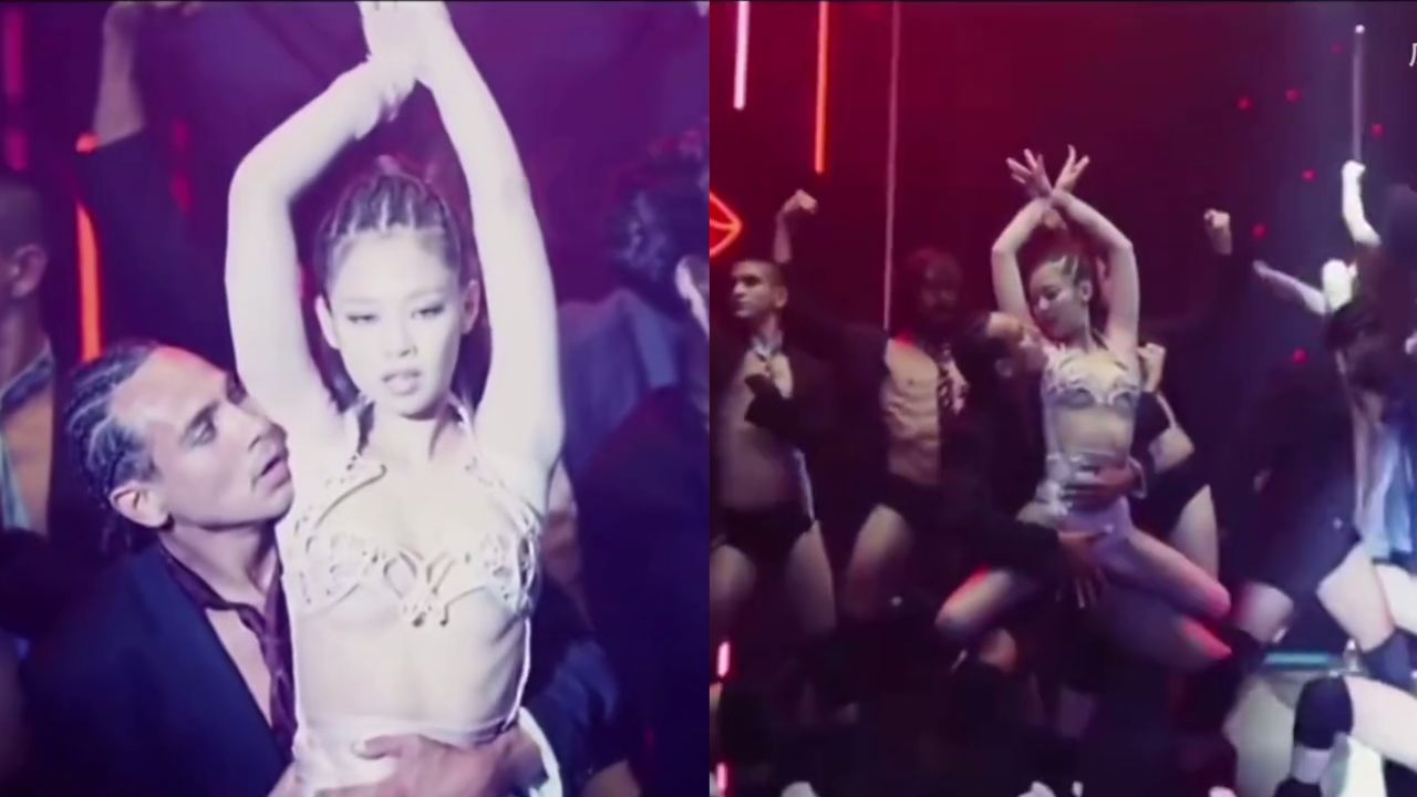 《theidol》最新预告,jennie再跳大尺度热舞,男伴服装令人不适