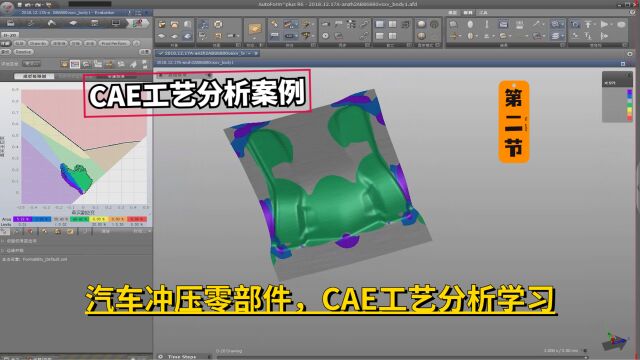 汽车冲压模具设计实例教程:汽车冲压零部件,CAE工艺分析学习(第二节)