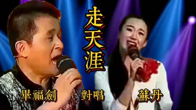 请欣赏毕福剑苏丹演唱的经典歌曲走天涯