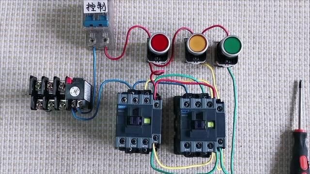 交流接触器互锁线路接线方法#零基础学电工 #电气控制 #电工知识 #交流接触器