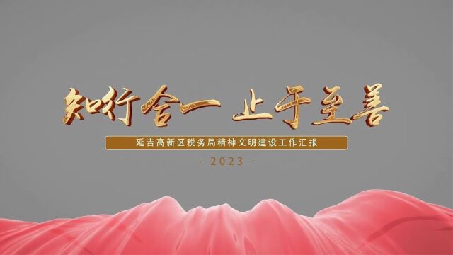 延吉高新区税务局2023年精神文明建设工作宣传片