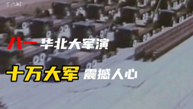 钢铁洪流,八一华北大演习,邓公检阅三军