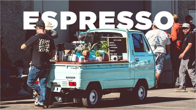 Making Espresso on a Tiny Japanese Truck