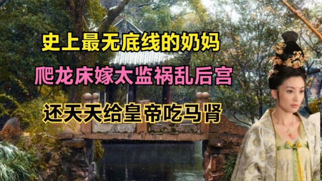 史上最无底线的奶妈,爬龙床嫁太监祸乱后宫,还天天给皇帝吃马肾