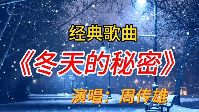 周传雄经典歌曲《冬天的秘密》歌词伤感催泪,百听不厌,分享给大家