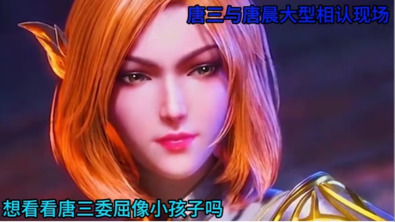 斗罗大陆：唐三与唐晨大型相认现场，想看看唐三委屈像小孩子吗_高清1080P在线观看平台_腾讯视频