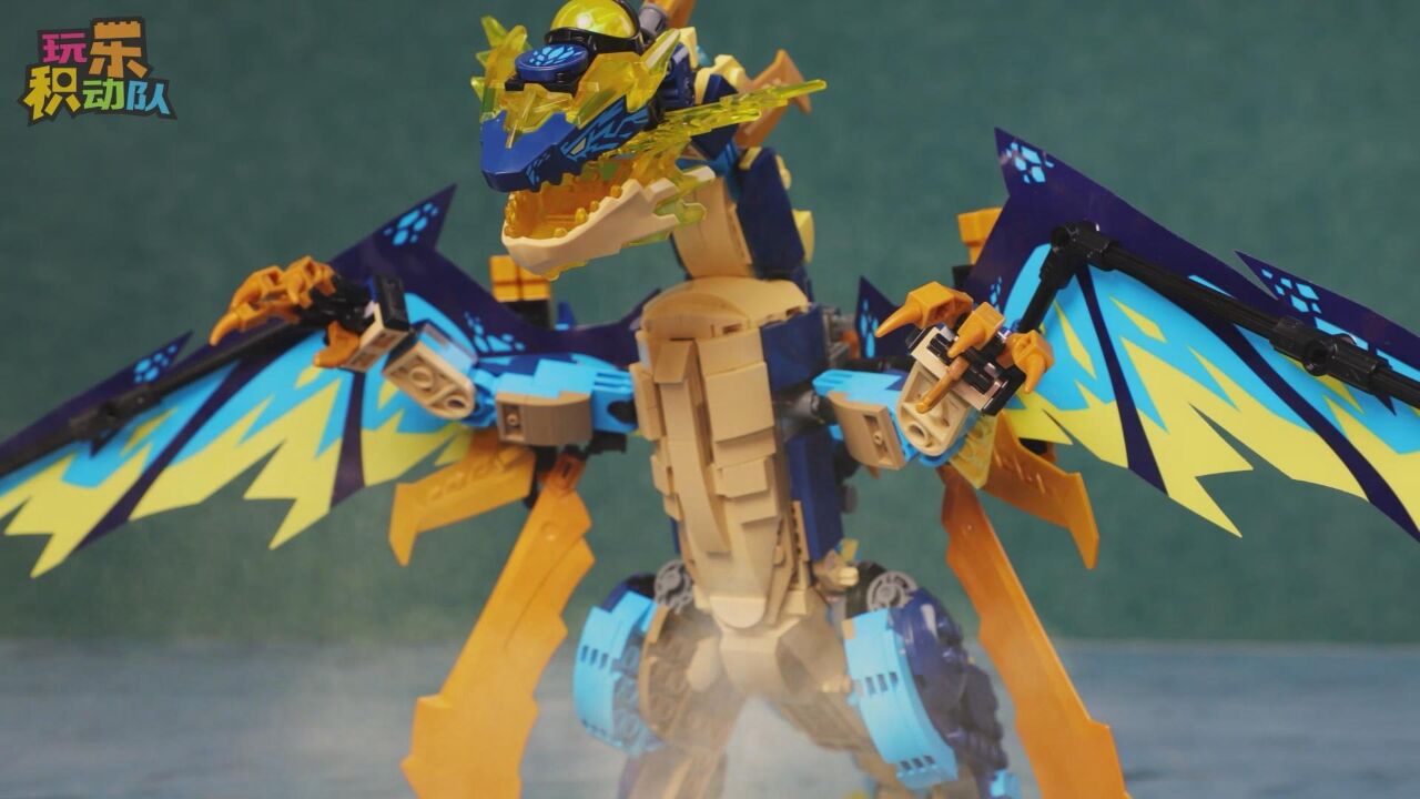 乐高幻影忍者 71796 元素神龙大战皇后机甲【定格动画】