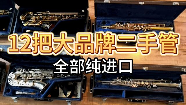 【萨克斯器材测评】12把大品牌二手管全部纯进口——小杨高端萨克斯(北京)